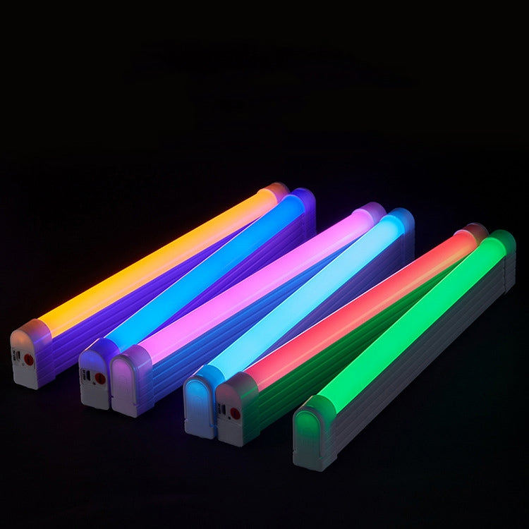 32cm Handheld Light Stick Ambient Light Rechargeable Emergency Light Tube Live Fill Light(Yellow Light)
