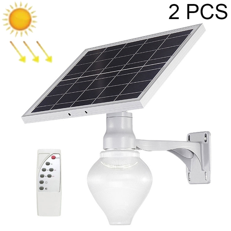 2 PCS LV-86 Solar Waterproof Garden Lighting Wall Light Solar Street Light, Specification: 16W(Peach)