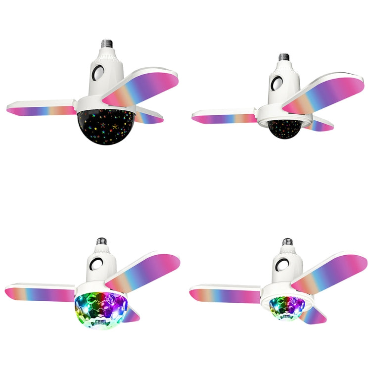 ZSCPH-001 40W Multifunctional Bluetooth RGB Colorful Three-Leaf Music Atmosphere Light, Size: L (Star)