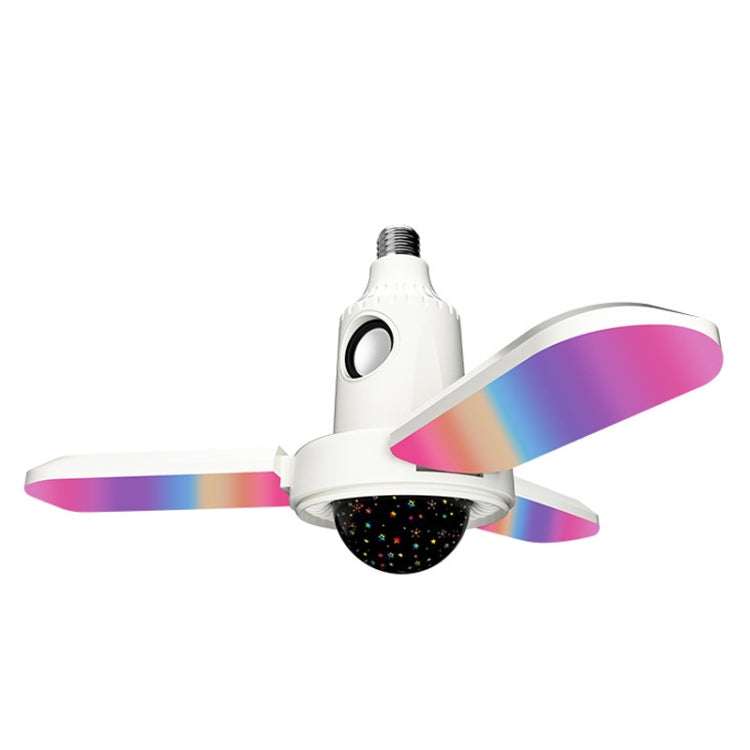 ZSCPH-001 40W Multifunctional Bluetooth RGB Colorful Three-Leaf Music Atmosphere Light, Size: S (Star)