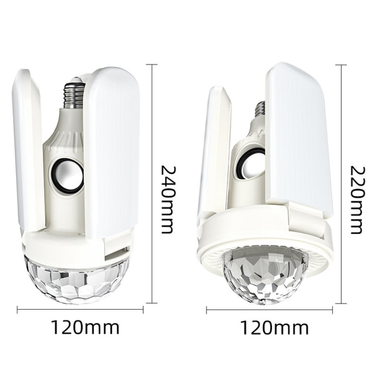 ZSCPH-001 40W Multifunctional Bluetooth RGB Colorful Three-Leaf Music Atmosphere Light, Size: L (Magic Ball)