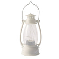 Retro Lantern Table Decoration Christmas Scene Decoration Simulation Oil Lamp(White)