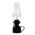 Retro Luminous Kerosene Lamp Christmas Simulation Oil Lamp Decoration, Spec: Water-drop (Black)