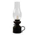 Retro Luminous Kerosene Lamp Christmas Simulation Oil Lamp Decoration, Spec: Shaking (Black)