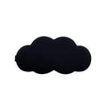 3D Cloud Eye Mask Ice Silk Slow Rebound Memory Foam Sleep Comfort Eye Mask(Black)