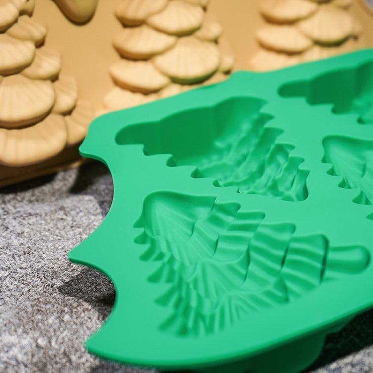FF2569 Christmas Simulation Christmas Tree Mold Cake Mold Baking Tool, Style: 6 Even Christmas Tree