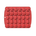 Christmas Supplies Drop Glue Mold Cake Barbecue Baking Tool, Color: Red