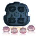 Pumpkin Ice Cream Silicone Ice Grid Mold Chocolate Whiskey Ice Cubes Ice Hockey(Black)