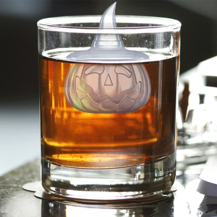 Pumpkin Ice Cream Silicone Ice Grid Mold Chocolate Whiskey Ice Cubes Ice Hockey(Black)