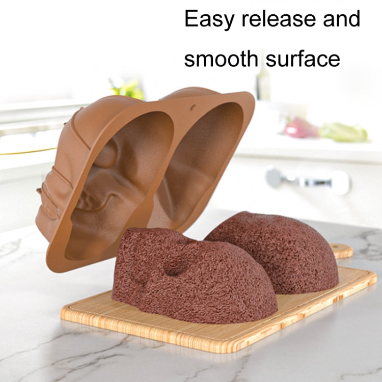 Silicone Barbecue Bakery Mold Skull Birthday Cake Baking Mold, Style: 6 Even Pirate