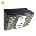 N775 Solar Alarm Wall Light RV Camping Infrared Induction Light(Cold White)
