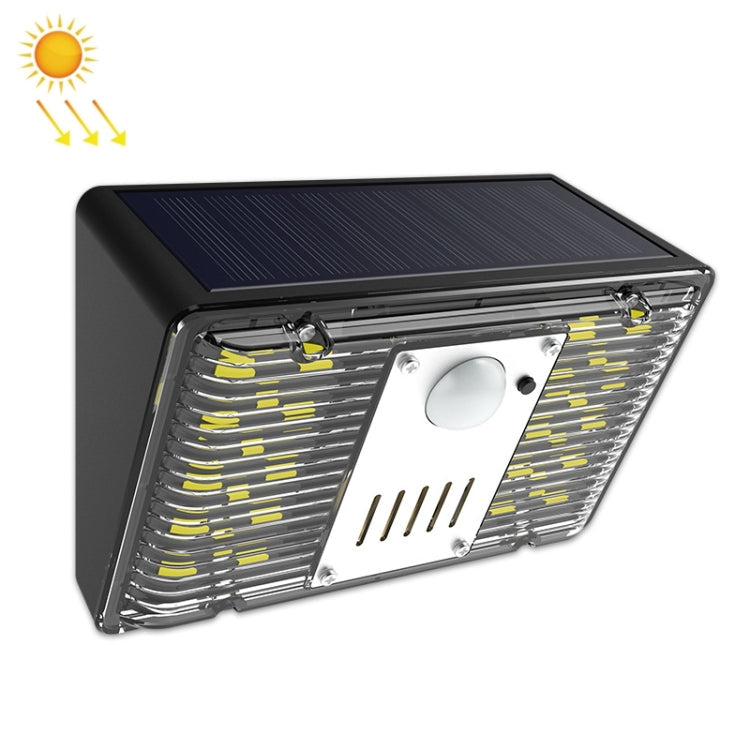 N775 Solar Alarm Wall Light RV Camping Infrared Induction Light(Cold White)