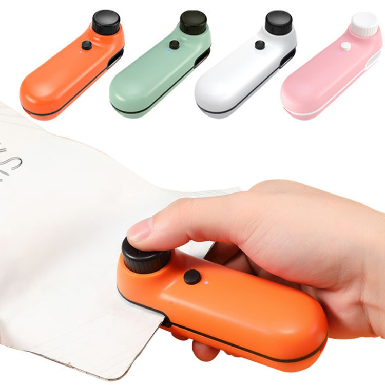 W-168 Knob Charging Sealing/Opening Machine Mini Snack Moisture Sealer(Pink)
