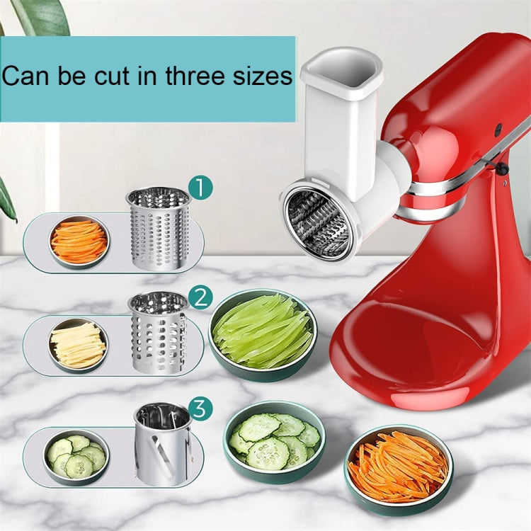 For KitchenAid 4.5QT/5QT Vertical Mixer Kitchen Vegetable Slicer and Grater(KA-006)