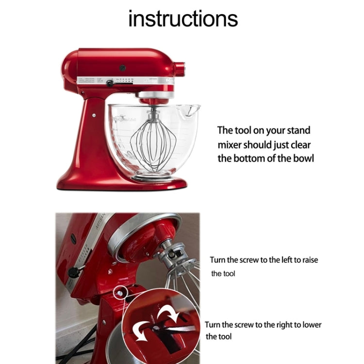 For KitchenAid Stand Mixer 5QT Dough Hook Stainless Steel Accessories