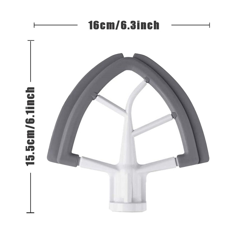 KA-5A For KitchenAid Tilt-Head Mixers 4.5-5QT Flex Edge Beater With Flexible Silicone Edges