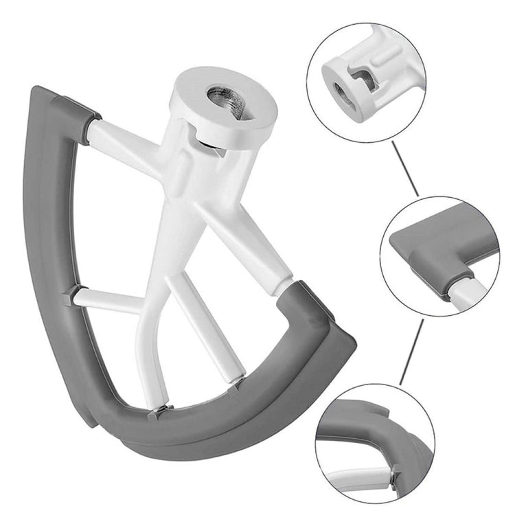 KA-5A For KitchenAid Tilt-Head Mixers 4.5-5QT Flex Edge Beater With Flexible Silicone Edges