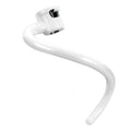 For KitchenAid 6QT Stand Lifting Mixer Bowl Spiral Coating Metal Dough Hook(White)