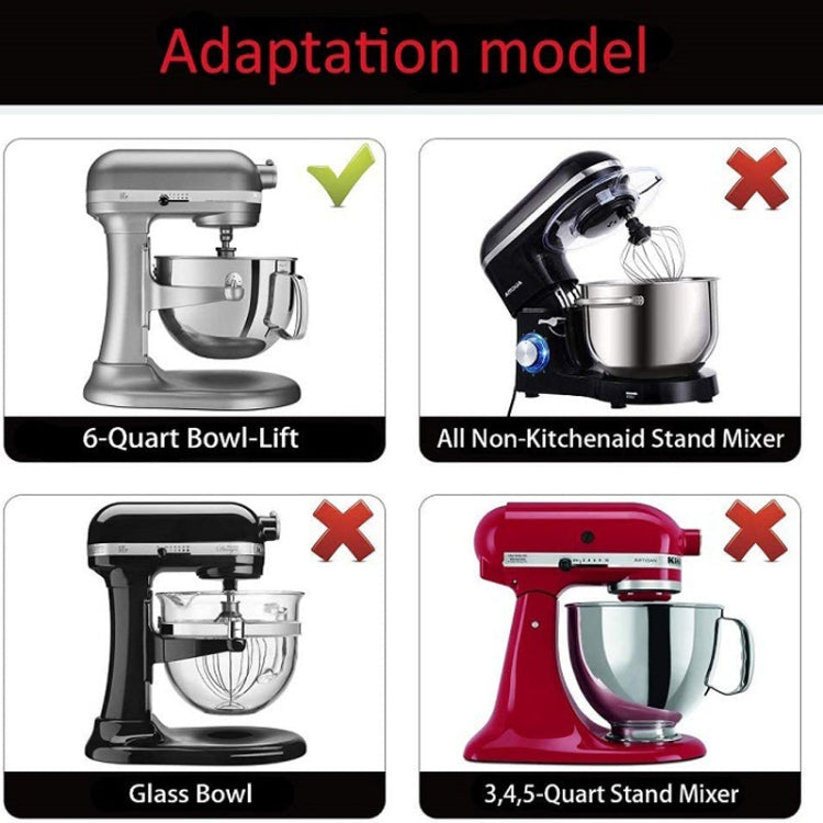 For KitchenAid 6QT Bowl-Lift Stand Mixer Efficient Metal Mixing Paddle