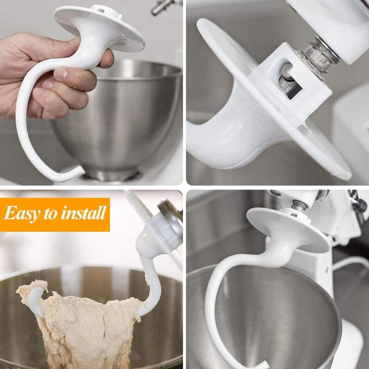 K5ADH-16 For KitchenAid 6QT Bowl-Lift Stand Mixers Home Restaurant Baking Dough Hook Mixing Tools
