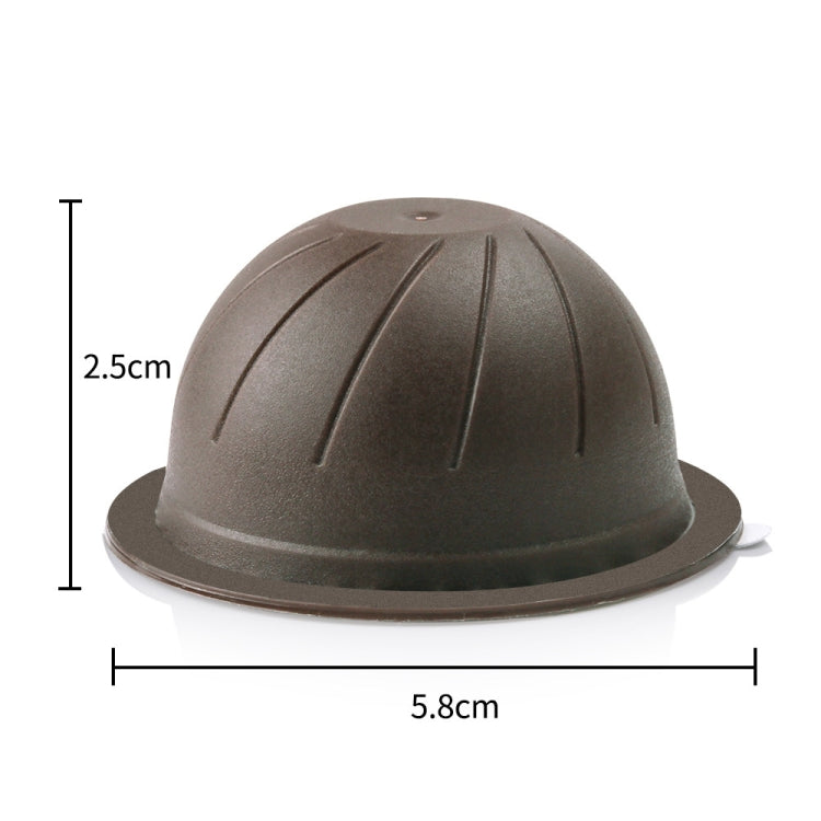 ICafilas Coffee Capsule Shell For Nespresso Vertuo Plus ENV 135/Vertuo ENV 150/BNV450WHT1BUC1, Color: Single Brown Cup