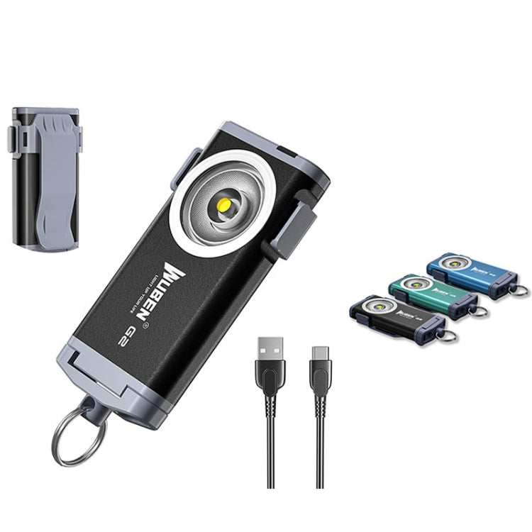 WUBEN G2 Strong Light LED Flashlight USB Outdoor Campers And Household Super Bright Key Chain Light(Blue)