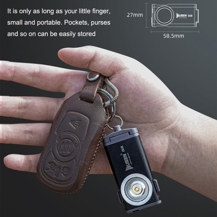 WUBEN G2 Strong Light LED Flashlight USB Outdoor Campers And Household Super Bright Key Chain Light(Blue)