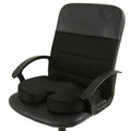 Office Gel Cushion Beauty Buttocks Anti-hemorrhoid Cushion(Mesh Fabric  Black)