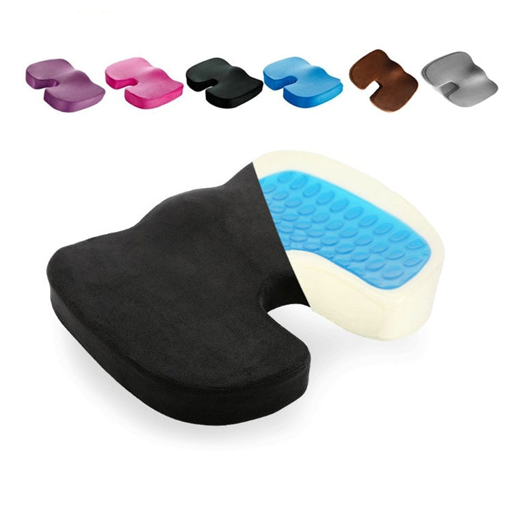 Office Gel Cushion Beauty Buttocks Anti-hemorrhoid Cushion(Super Soft Cloth Rose Red)