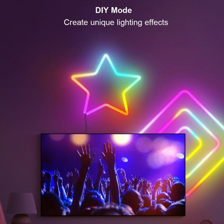 3m USB Illusion Music Neon 16 Million Color DIY Light Strip, Specification: Graffiti WiFi