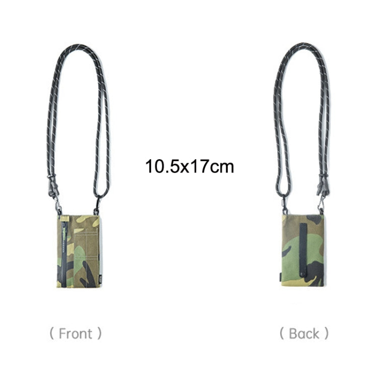Maden TSS2207203 Retro Messenger Bag Single-shoulder Outdoor Hand-held Fanny Pack Phone Bag(Camouflage)