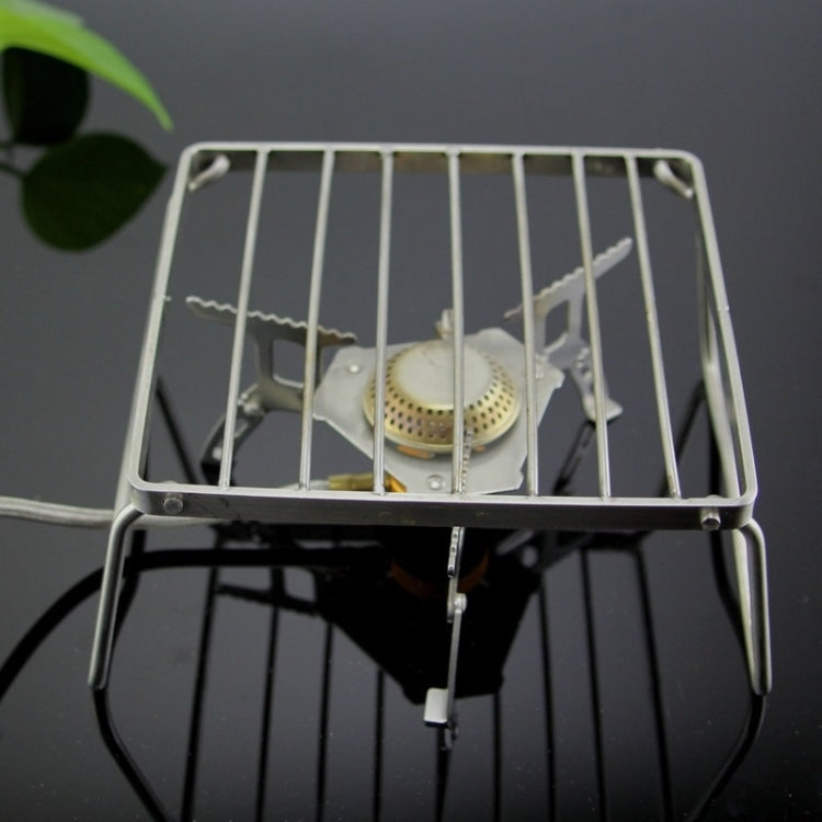Outdoor Mini Portable Folding Grill Stainless Steel 304 Furnace Head Bracket, Size: 23x19.5x11cm