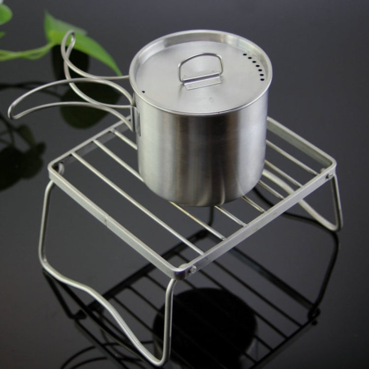 Outdoor Mini Portable Folding Grill Stainless Steel 304 Furnace Head Bracket, Size: 27.5x23.5x13cm