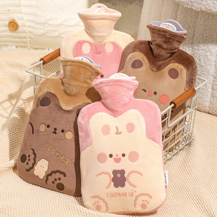 ZS103 Cartoon Plush Water-filled Explosion-proof Hot Water Bags, Spec: Purple Duck(500ml)