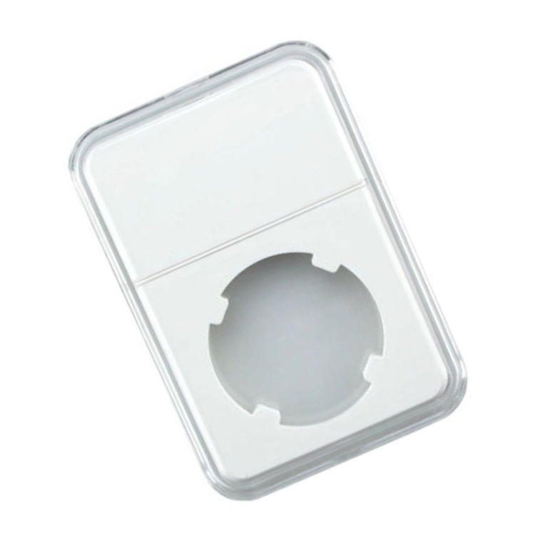 Commemorative Coin Identification Rating Box Coin Collection Box, Color: White (25mm)