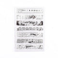 5 PCS Vintage Botanical Arrangement Handbook Clear Silicone Stamp(Goblet Years)