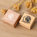 5 PCS DIY Vintage Nature Landscape Handbook Wooden Stamp(Floral Seasons)