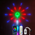 KD0062 USB 24 Key Bluetooth Firework Lantern LED Music Decoration Light(117LEDs)
