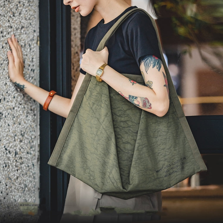 Maden YS2202809 Leisure Nylon Cloth Large Capacity Waterproof Handbag(Army Green)