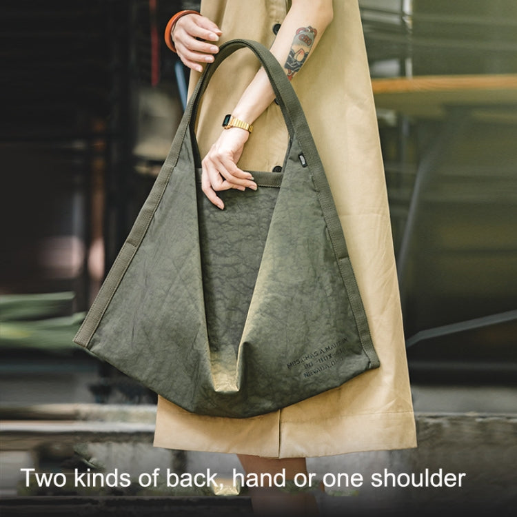 Maden YS2202809 Leisure Nylon Cloth Large Capacity Waterproof Handbag(Army Green)