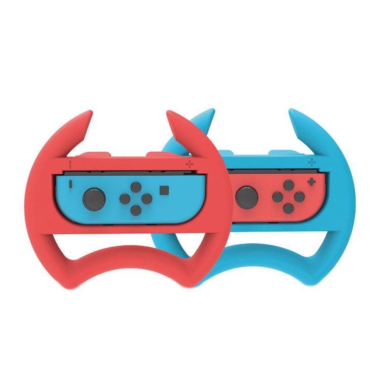 For Nintendo Switch IPLAY HBS-412 Gamepad Steering Wheel Gamepad Accessories(Red Blue)