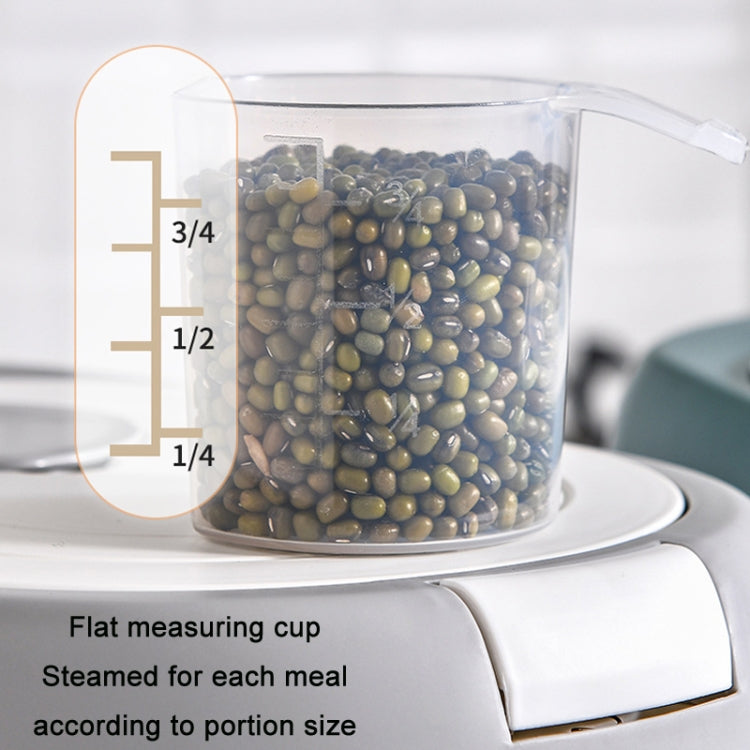 Kitchen Sealed Moisture Dust Proof Storage Rice Bucket, Color: Gray 10kg