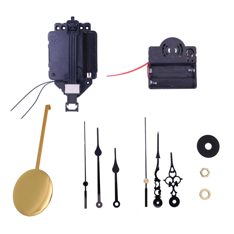 Quartz Pendulum Clock Movement DIY Movement Kits with 2 Pairs Hands