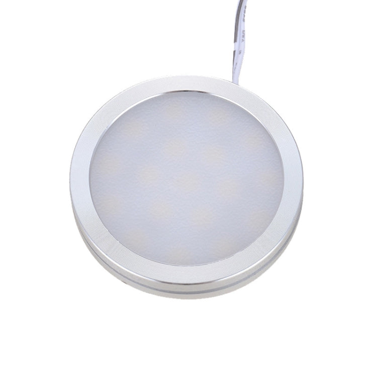 2 PCS 2W DC12V 18LED Cabinet Lights Showcase Lights,Spec:  DuPont Terminal- Bottom  Outlet(White Light 6400K)