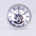 Metal See-through Quartz Clock Gear Clock DIY Accessories 97mm Silver Clock Head