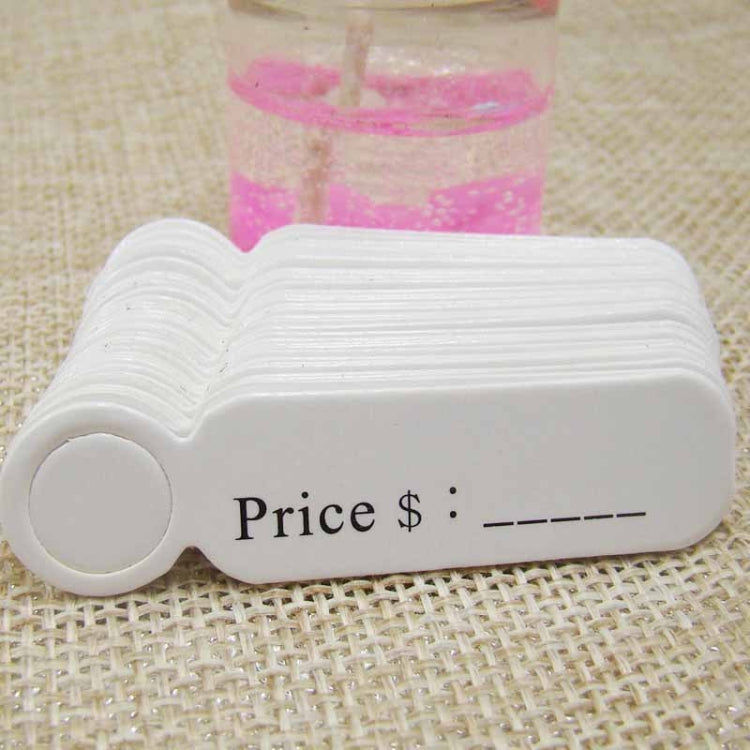100pcs /Set Small Retro Baking Label DIY Jewelry Price Tag Bookmark Gift Card, Specification: Price White