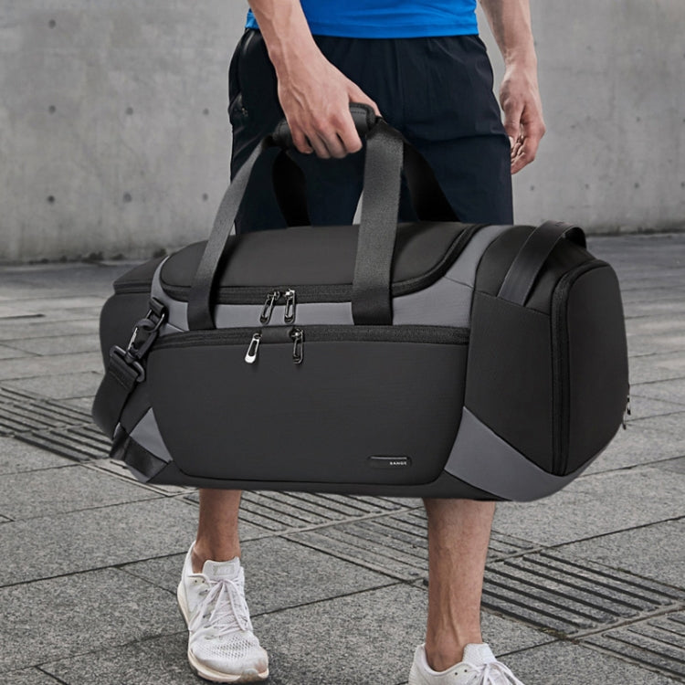 BANGE 2378 Men Dry & Wet Separated Multifunction Outdoor Fitness Kack(Black)