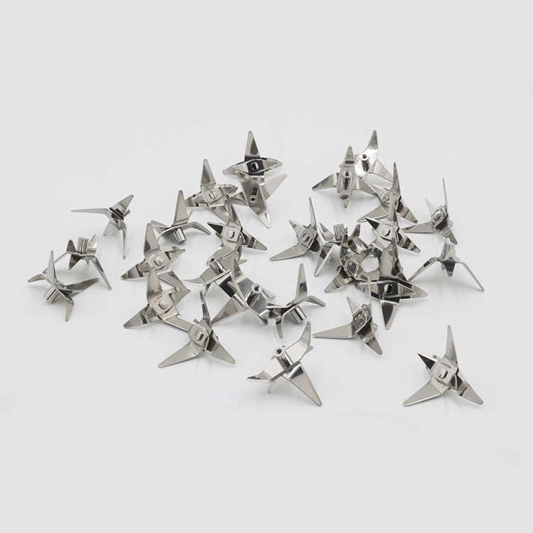 50 PCS CA-22 Short Axis Six Leaf Mixing Knife Juicer General Accessories Stainless Steel Blade