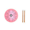 Shuffle SD-5 5.5 Inch Steel Tongue Carefree Empty Drum Percussion Instrument(Pink)