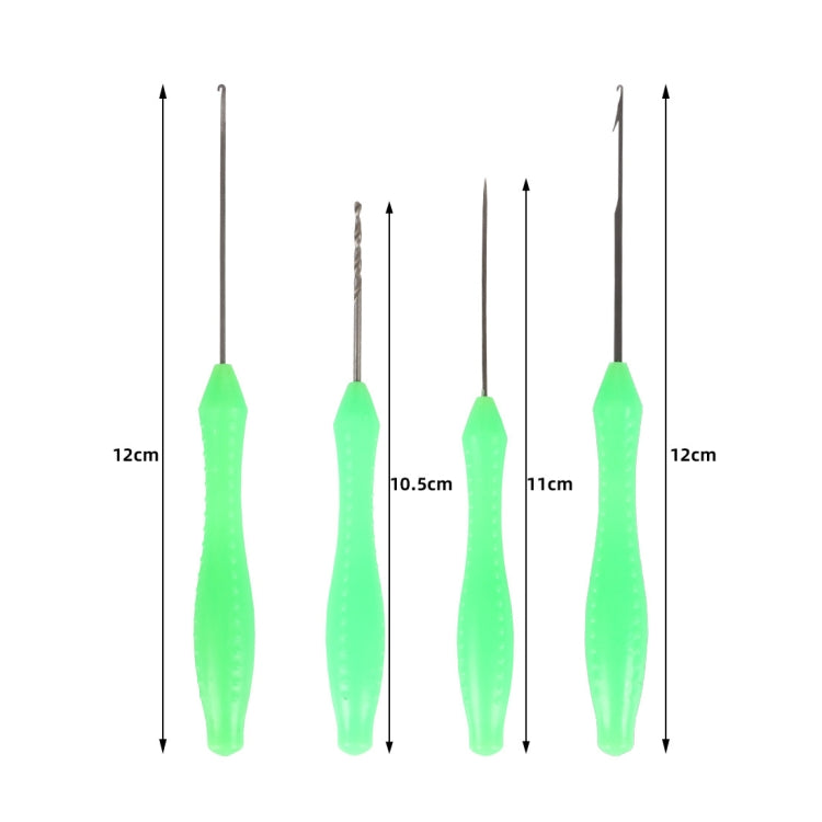 4 PCS / Set Carp Fishing Hook Needle Fishing Bead Bait Hook Needle